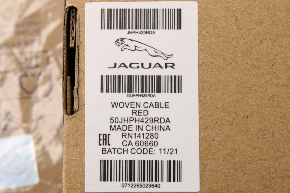 Jaguar accessory 3-in-1 woven USB cable JHPH429RDA