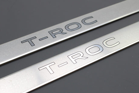 VW T-Roc 2026-on aluminium door sill protectors (front) 2GV071303