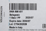 Skoda Octavia SEAT Leon 2020-on rear brake pads set (272x10mm) 5WA698451