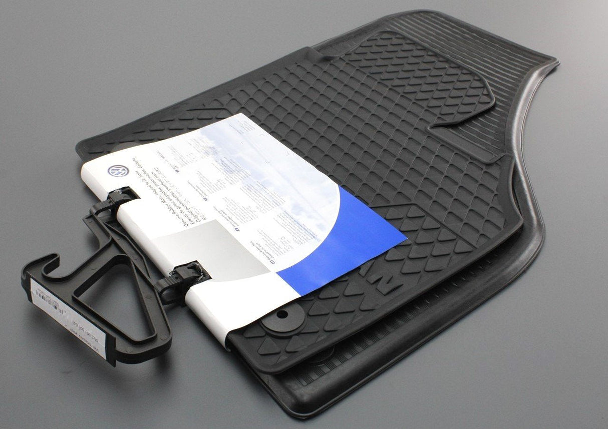 VW Tiguan 2008-15 front rubber all-weather floor mats RHD 5N2061501 041