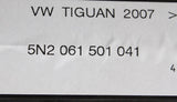 VW Tiguan 2008-15 front rubber all-weather floor mats RHD 5N2061501 041