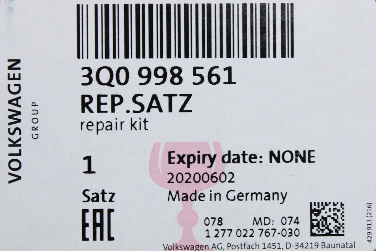 VW Passat Skoda Superb 2015-on radar sensor repair kit bracket 3Q0998561