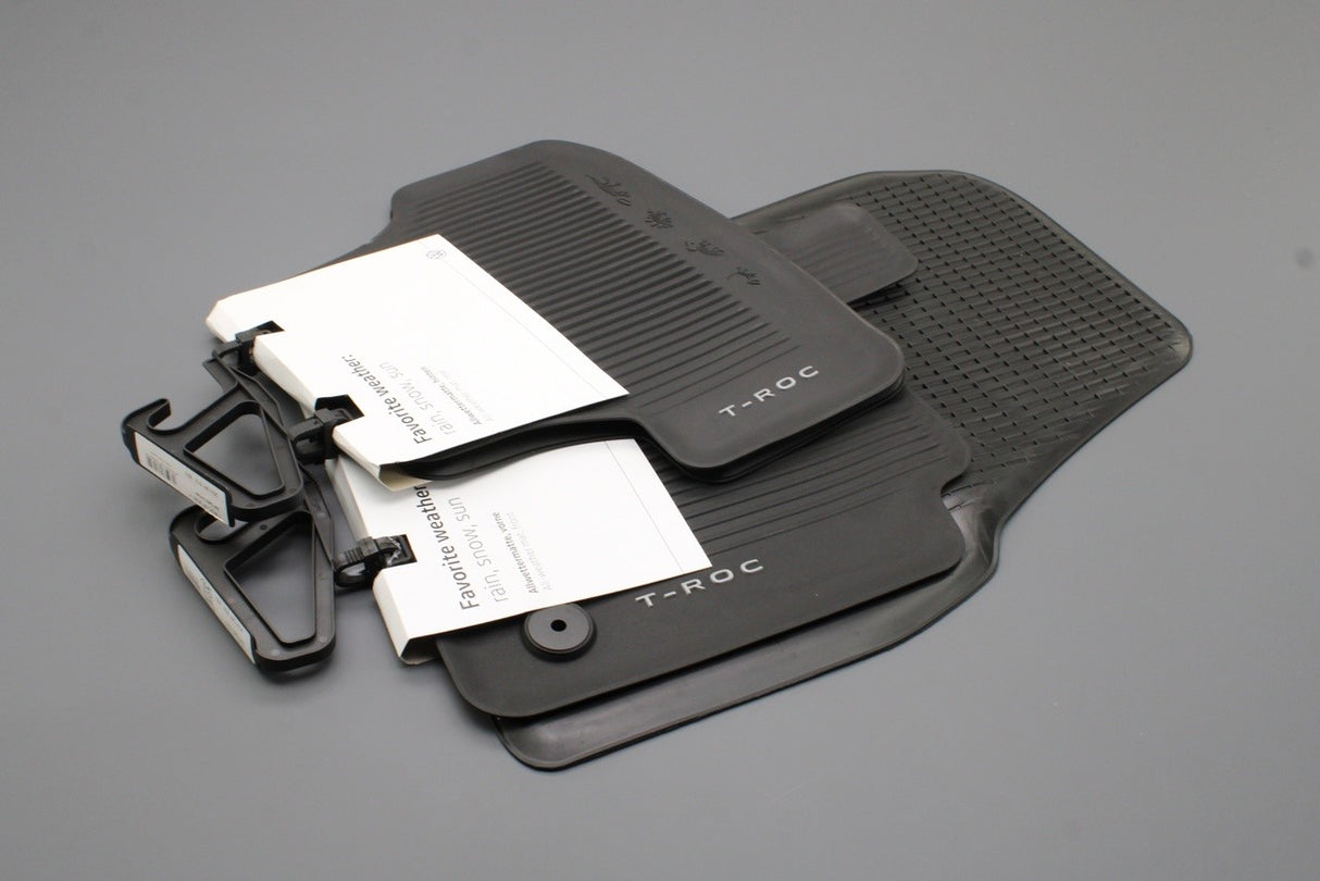 VW T-Roc 2026-on all weather floor mats (front & rear) 2GW061502 82V / 2GV061512 82V