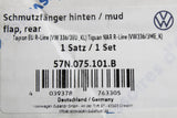 VW Tayron R-Line 2025-on mud flaps (front & rear) 57N075111B / 57N075101B