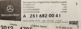 Mercedes-Benz GL damping insulation A2516820041