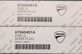 Ducati Scrambler 400 Sixty2 2016-2020 spark plug set (x2) 67040491A