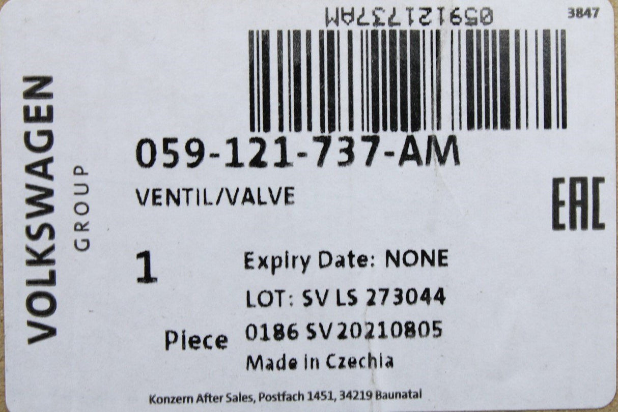 Audi A8 Q5 VW Touareg 3.0 TDI coolant thermostat 059121737AM
