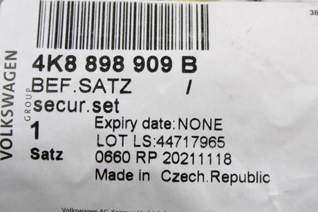 Audi RS6 RS7 2020-on side skirt trim clip set 4K8898909B