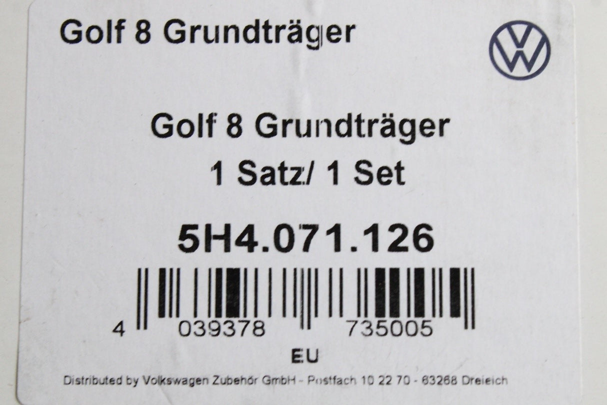 VW Golf MK8 2020-on accessory roof bars set 5H4071126