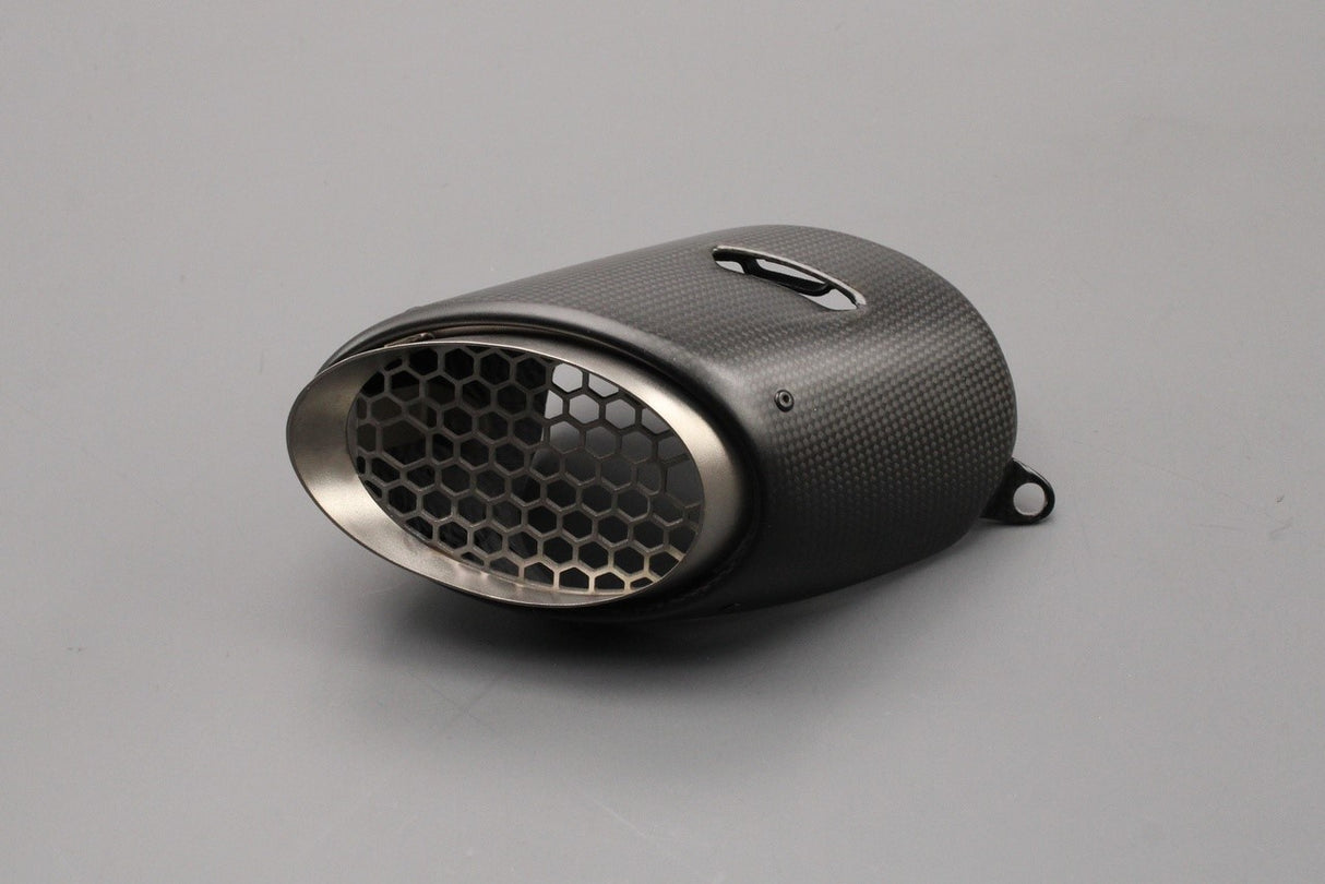 Ducati Panigale V2 20-22 carbon & titanium exhaust cover E96481682AA
