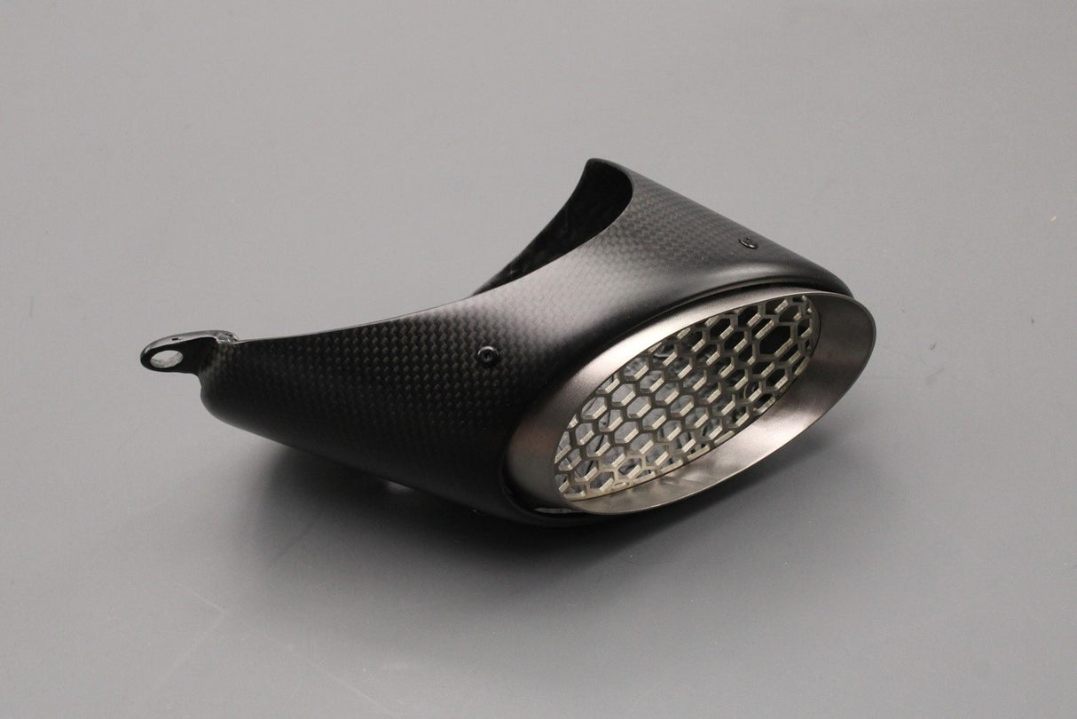 Ducati Panigale V2 20-22 carbon & titanium exhaust cover E96481682AA
