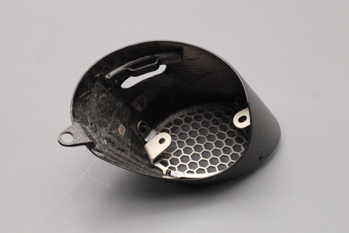 Ducati Panigale V2 20-22 carbon & titanium exhaust cover E96481682AA