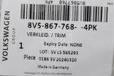 Audi A3 S3 RS3 2013-20 interior quarter panel trim (right) 8V5867768 4PK
