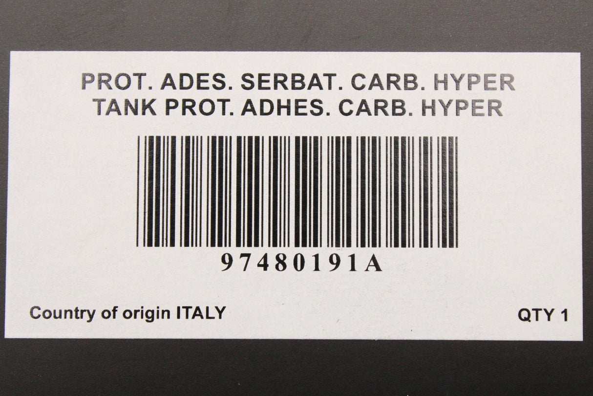 Ducati Hypermotard 950 carbon fibre adhesive tank protector 97480191A