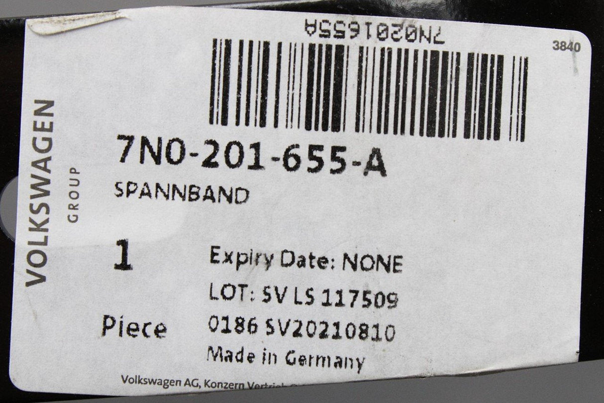 VW Sharan SEAT Alhambra fuel tank retaining strap (left) 7N0201655A