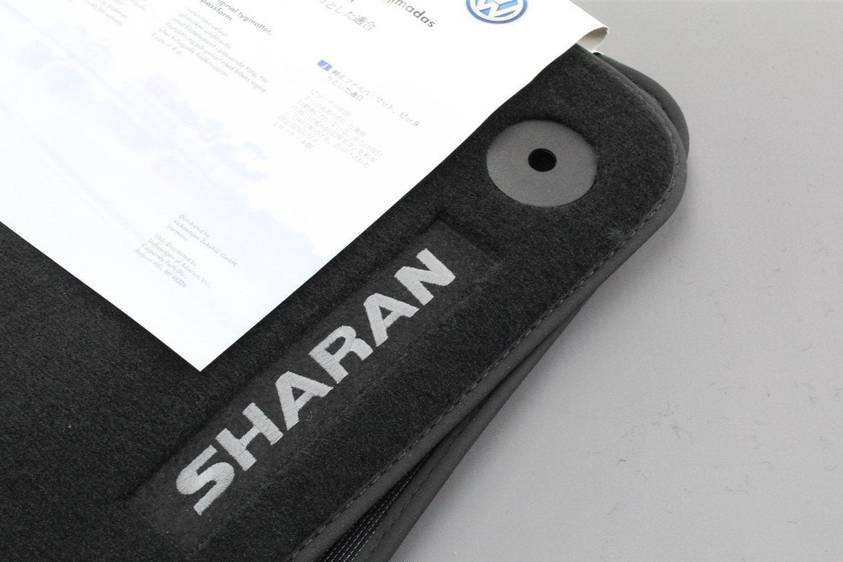 VW Sharan 2011-19 front & 2nd row carpet floor mats set 7N2061270 WGK