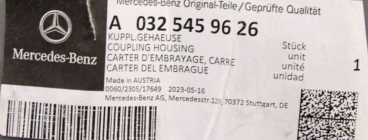 Mercedes-Benz 6-pin wiring housing connector A0325459626