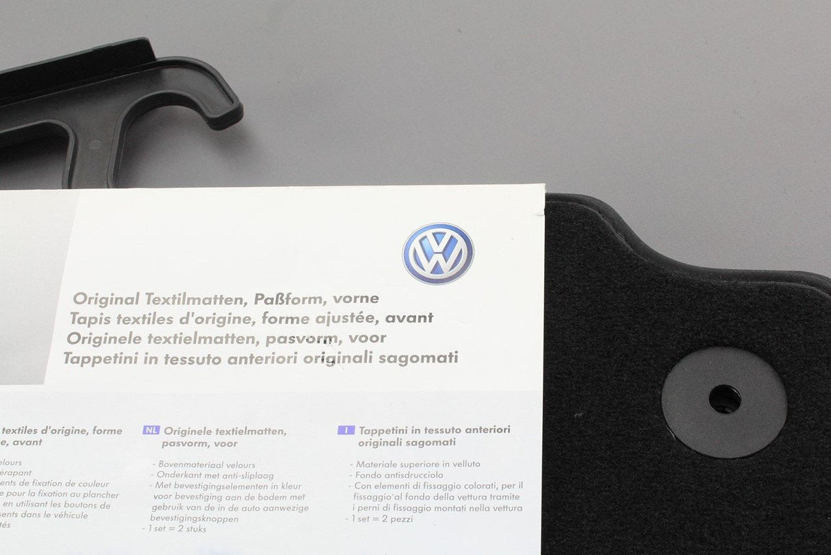 VW Golf Plus 2009-14 Premium front textile floor mats 5M2061225EBWGK