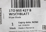 VW Touran 2011-15 aero wiper blade 340mm (rear) 1T0955427B
