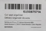Skoda accessory kids car seat organiser 6U0087571A