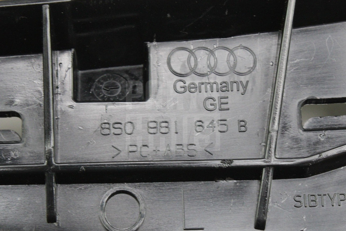 Audi TT TTS TTRS 15- seat backrest trim bracket (left) 8S0881645B 4PK