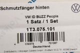 VW ID.Buzz 2022-on accessory mud flaps (front & rear) 1T3075101/111