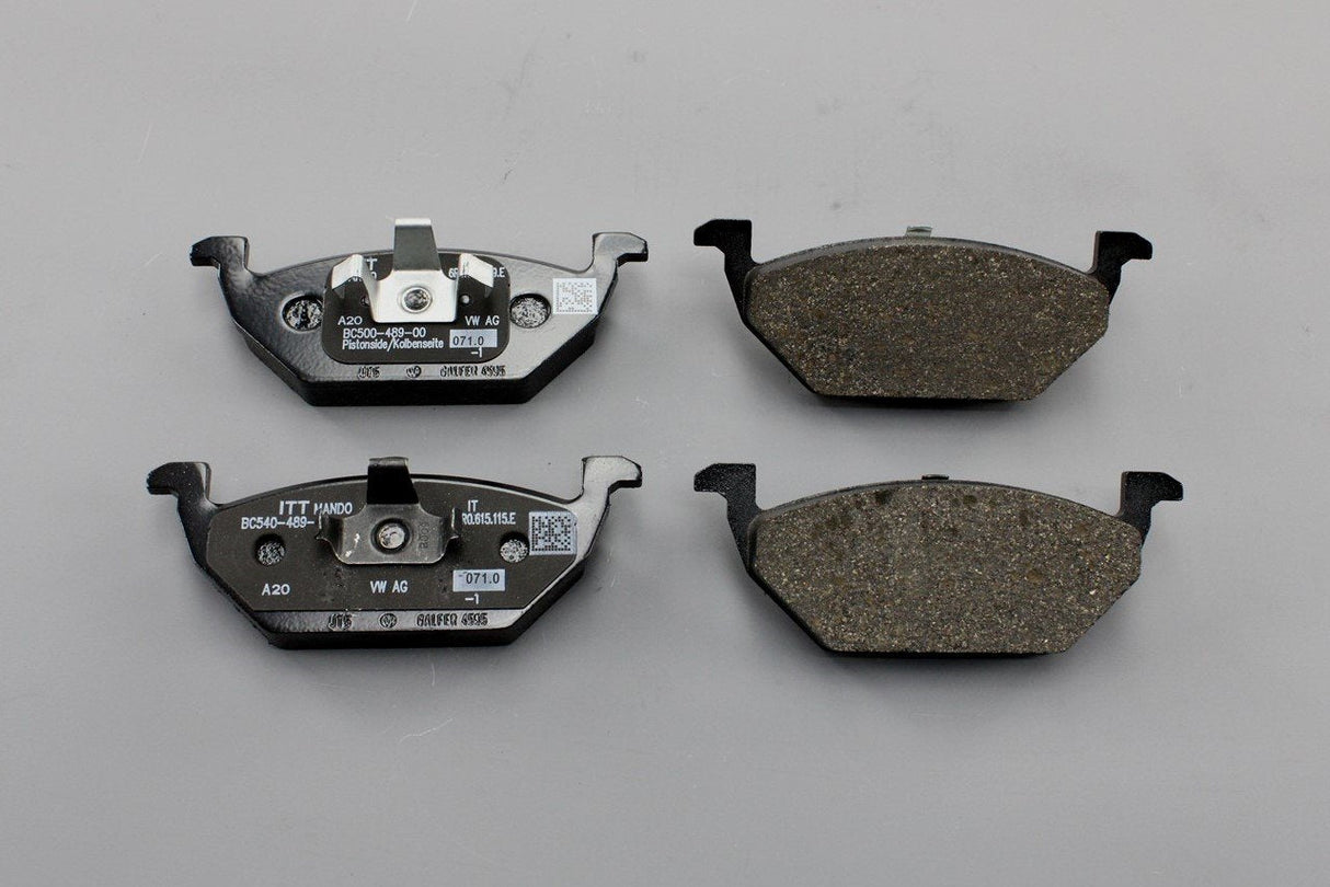 VW Polo Skoda Fabia SEAT Ibiza brake pads set (front) 6C0698151B