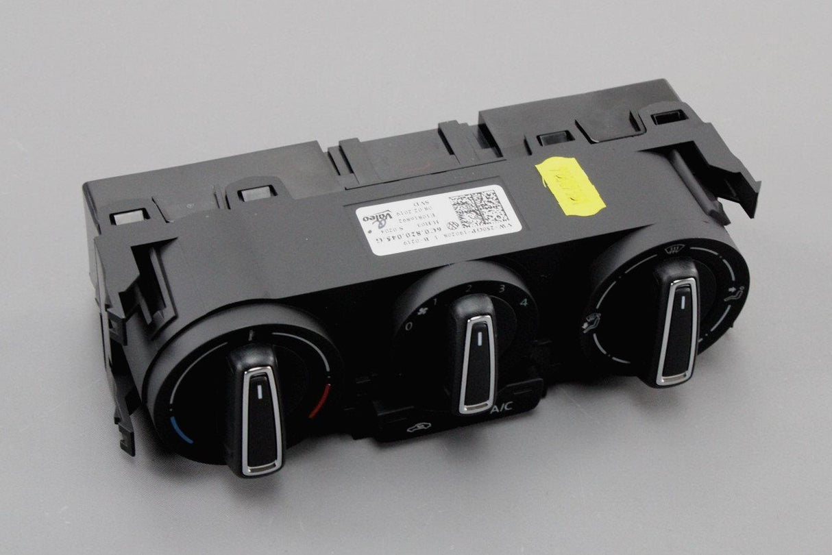 VW Polo 6C 2015-2017 manual heater A/C controls (chrome dial) 6C0820045G