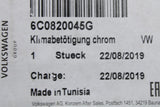 VW Polo 6C 2015-2017 manual heater A/C controls (chrome dial) 6C0820045G