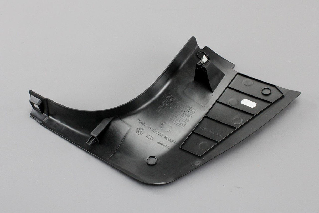 Skoda Fabia 2015-2021 Right lower A-pillar trim (Black) 6V0863484 9B9