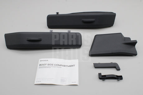 Skoda Elroq 2025-on accessory boot side storage compartment 5LJ061104