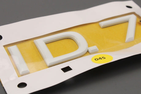 VW ID.7 2024-on rear 'ID.7' badge (pure white) 14A853687A C9A