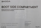 Skoda Elroq 2025-on accessory boot side storage compartment 5LJ061104