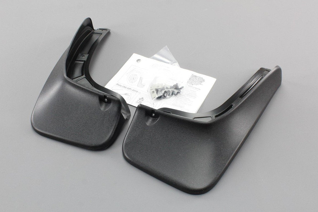 VW Polo 6C 2015-2018 accessory mud flaps pair (rear) 6R0075101B
