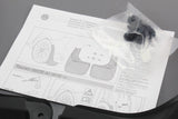 VW Touran 2016-on accessory rear mud flaps set 5TA075101