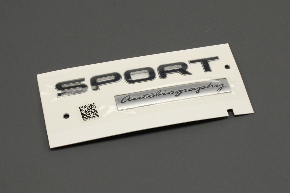 Range Rover Sport L494 14-22 Autobiography badge emblem (rear) LR109377, view 1