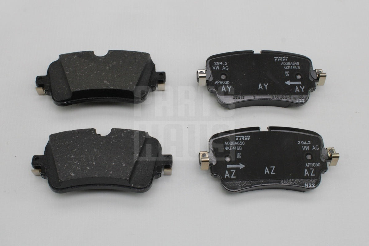 Audi e-tron 2019-on 350x28mm rear brake pads set 4KE698451G, view 1