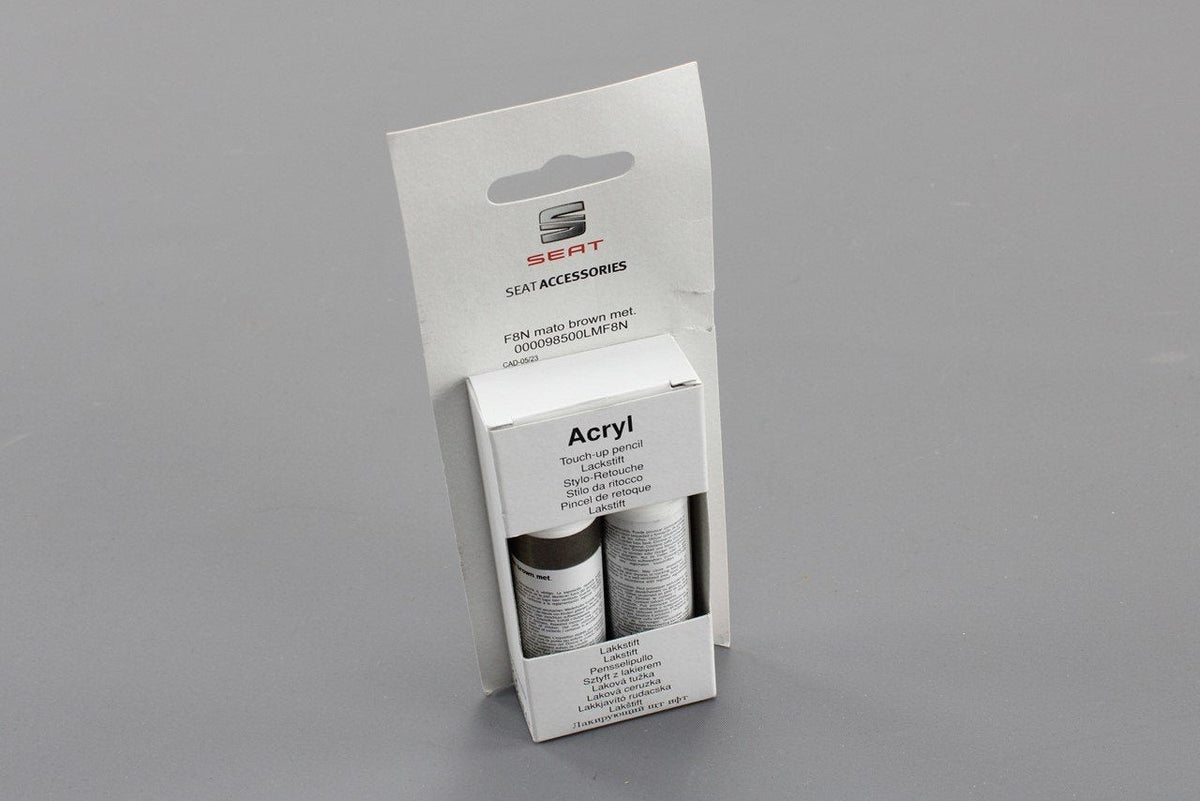 SEAT touch up paint Mato Brown Metallic (x2 12ml) 000098500LMF8N, view 1