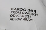 Skoda Karoq 2022-on mud flaps (rear) 57A075101A