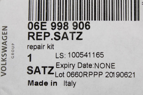 Audi A4 A5 A7 A8 Q7 3.0 V6 TFSI injector seals repair kit (x1) 06E998906