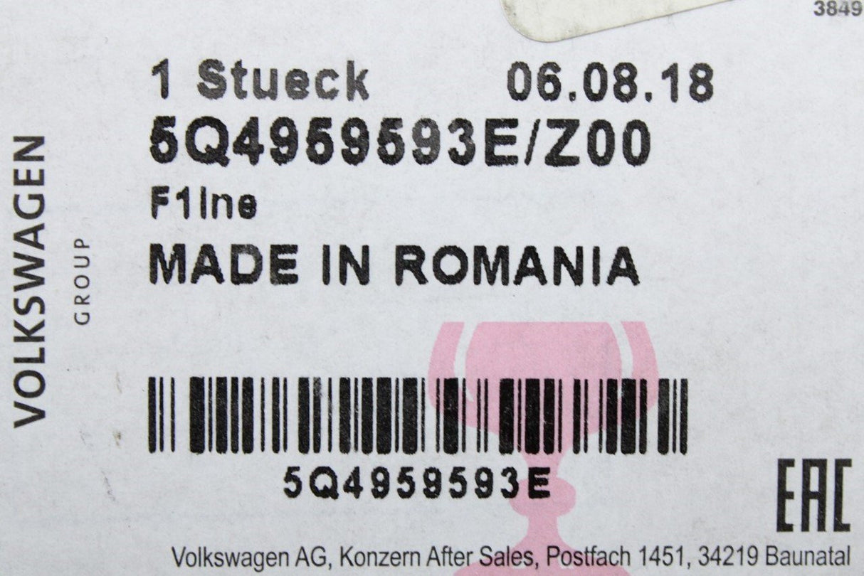 VW Audi Skoda SEAT door control unit (front right) 5Q4959593E