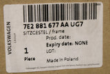 VW Transporter T5.1 T6 RHD front seat base frame (left) 7E2881677AA UG7