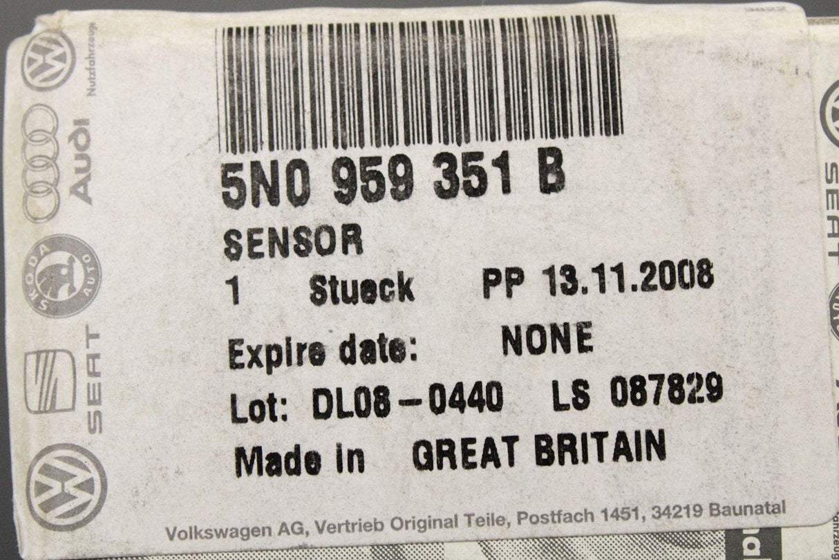 VW Passat B6 B7 Skoda Superb SEAT Leon airbag crash sensor 5N0959351B