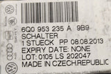 VW Polo 9N 9N3 2002-2008 hazard light switch 6Q0953235A 9B9