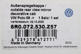 VW Polo 2010-17 Accessory wing mirror caps (carbon optic) 6R0072530 Z57