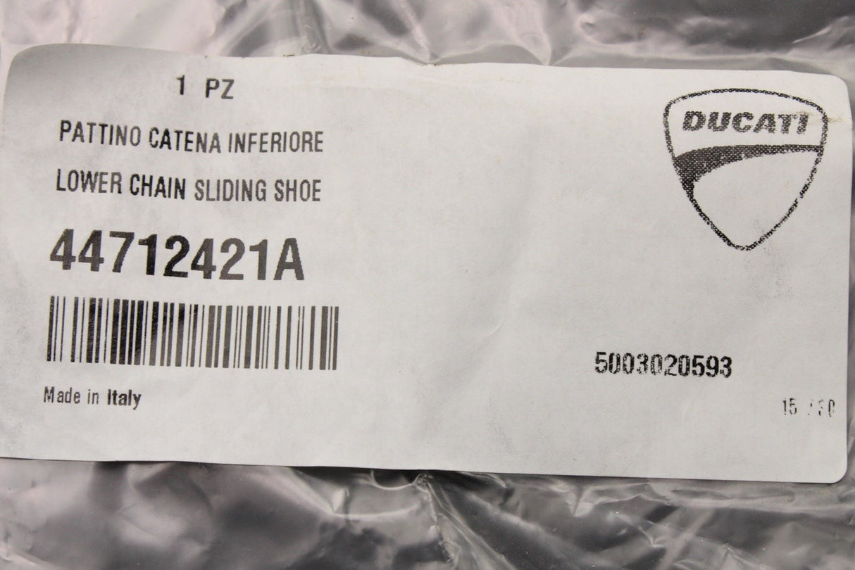 Ducati Monster 2021-on lower swing arm chain slide 44712421A