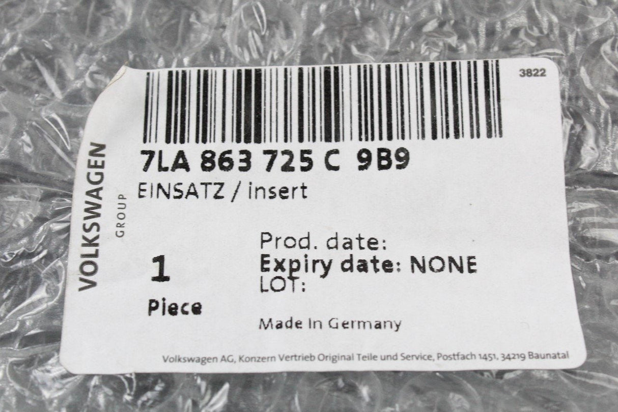 VW Transporter T6.1 2020- Side door step insert 7LA863725C9B9