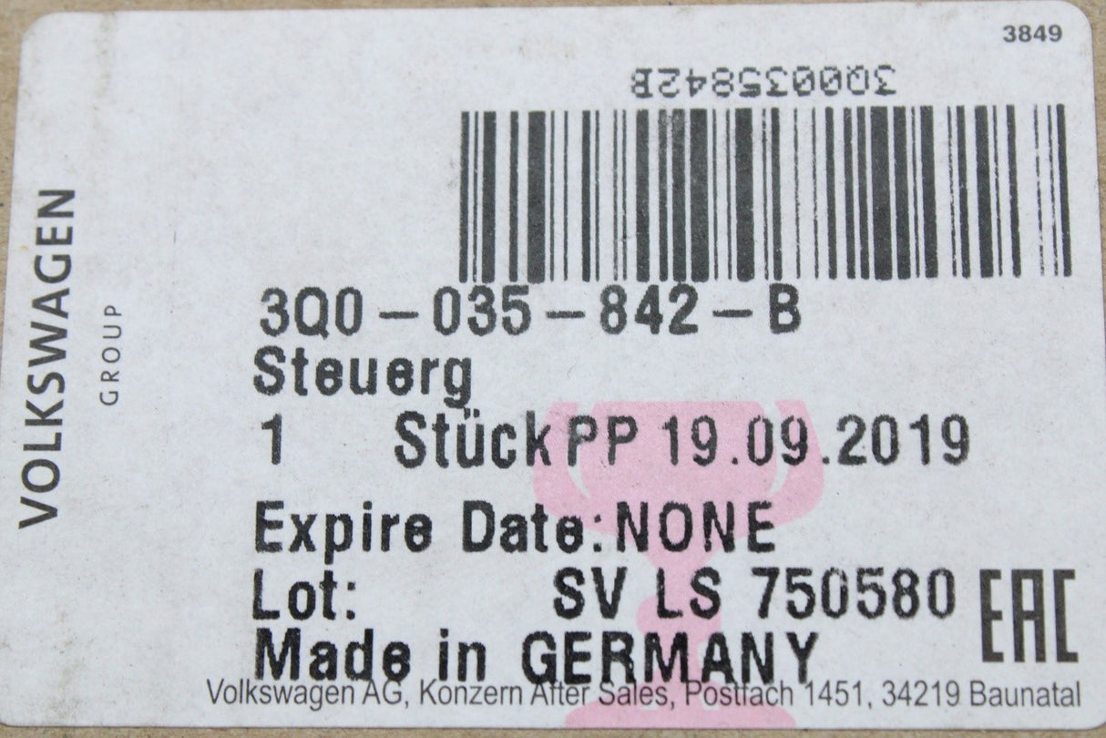 VW Golf MK7 Passat Polo 6C Tiguan 13-on multimedia head unit 3Q0035842B