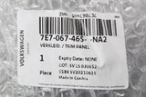 VW Transporter T6.1 2020- Rear double seat lower frame trim 7E7067465NA2
