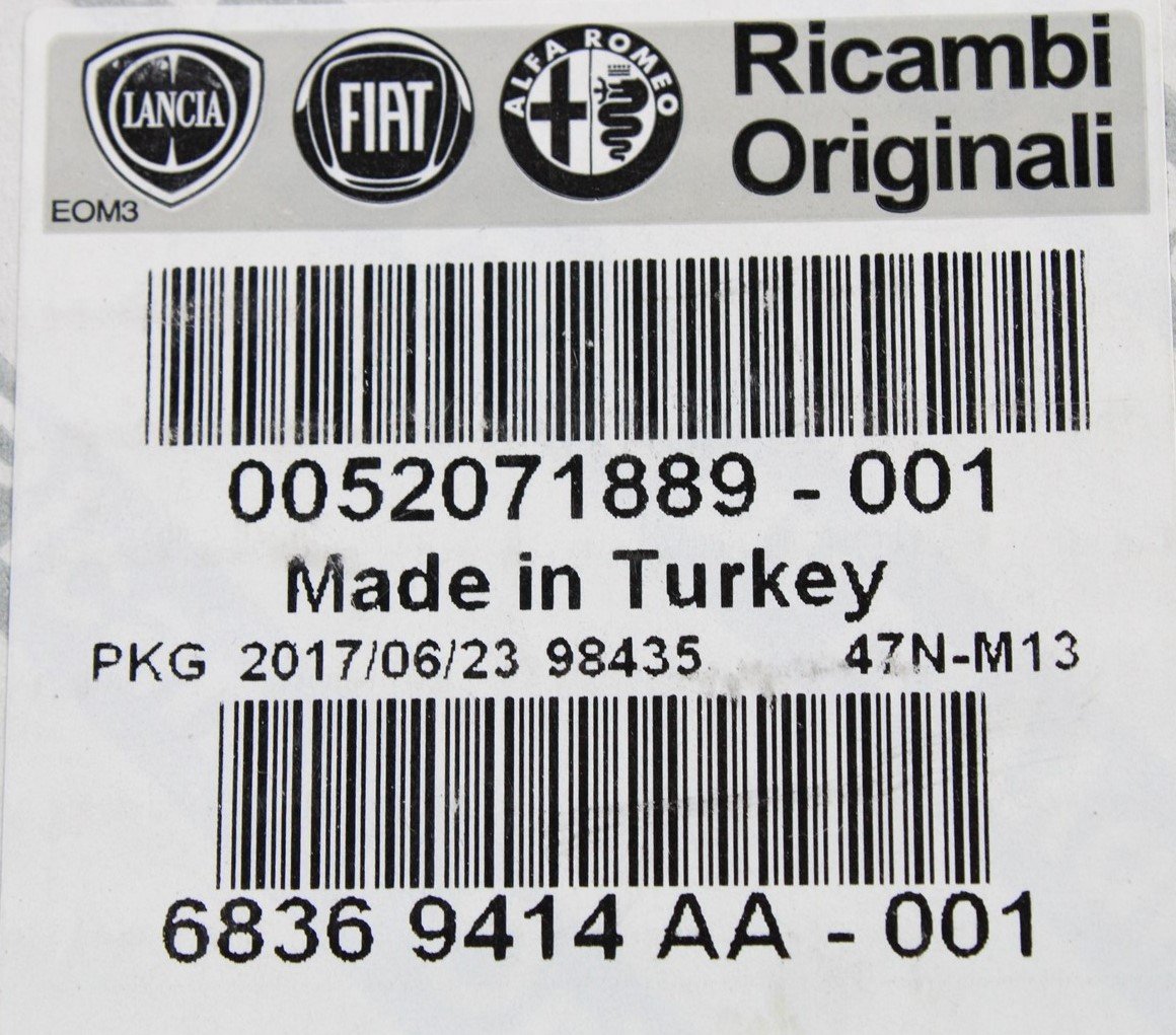 Fiat Doblo sliding door guide 52071889